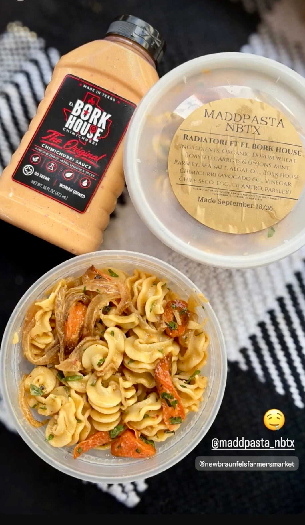 Radiatori Pasta Salad ft El Bork House Mexican Chimichurri