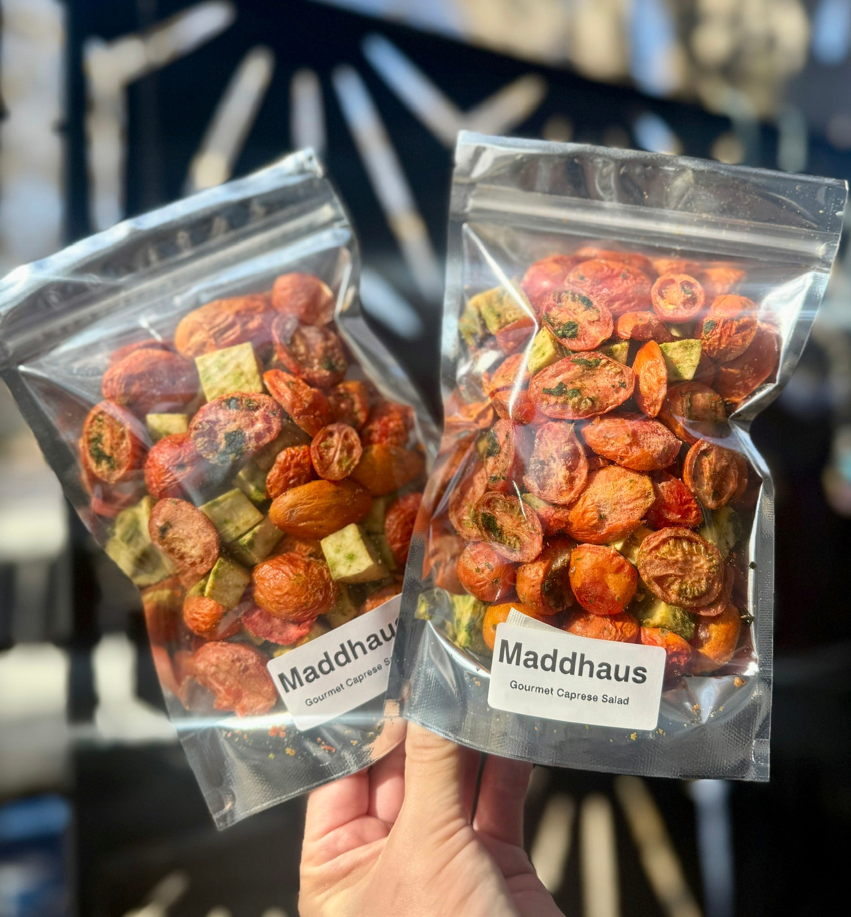 Freeze Dried Caprese Salad