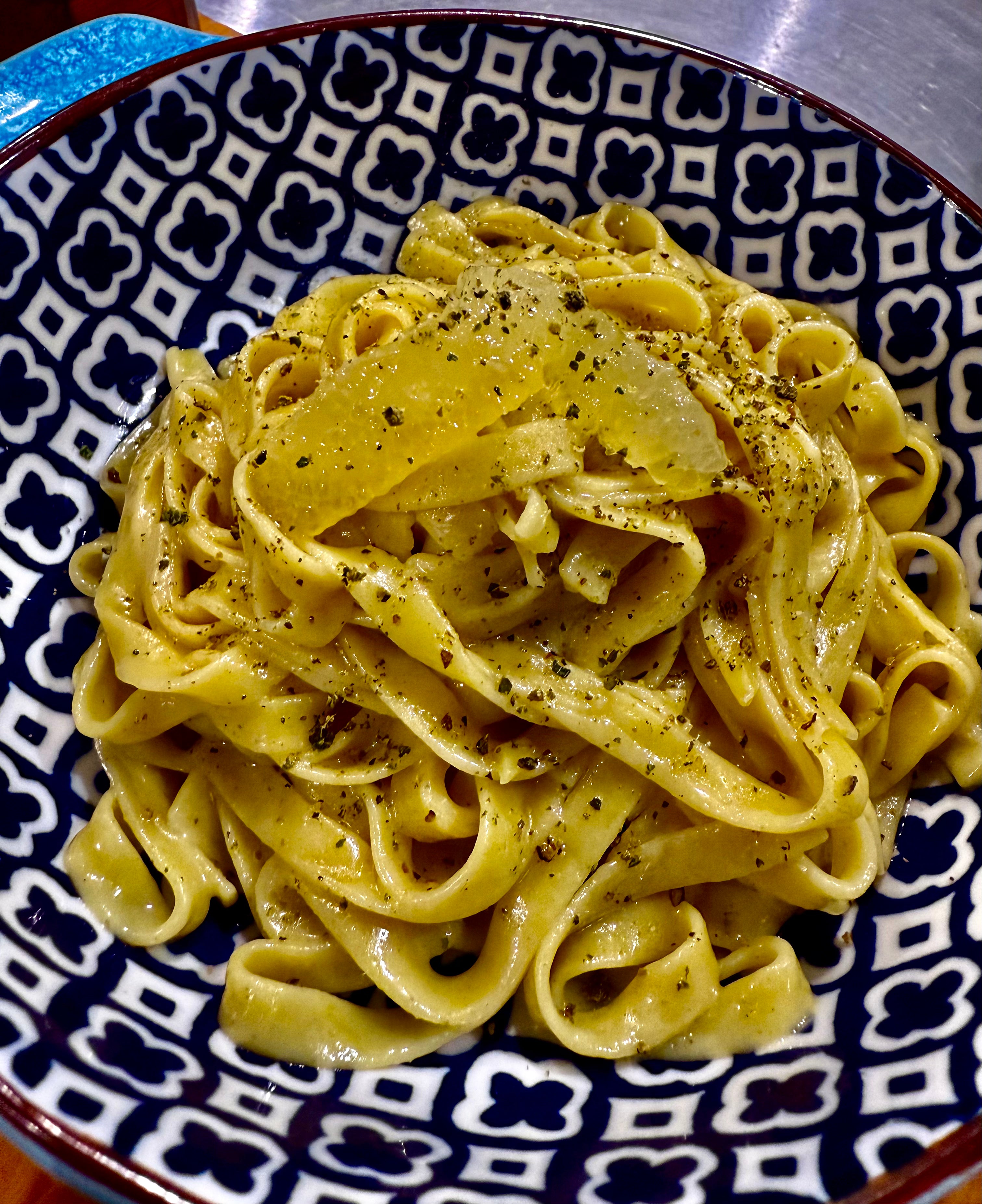 Lemon Pepper Tagliatelle