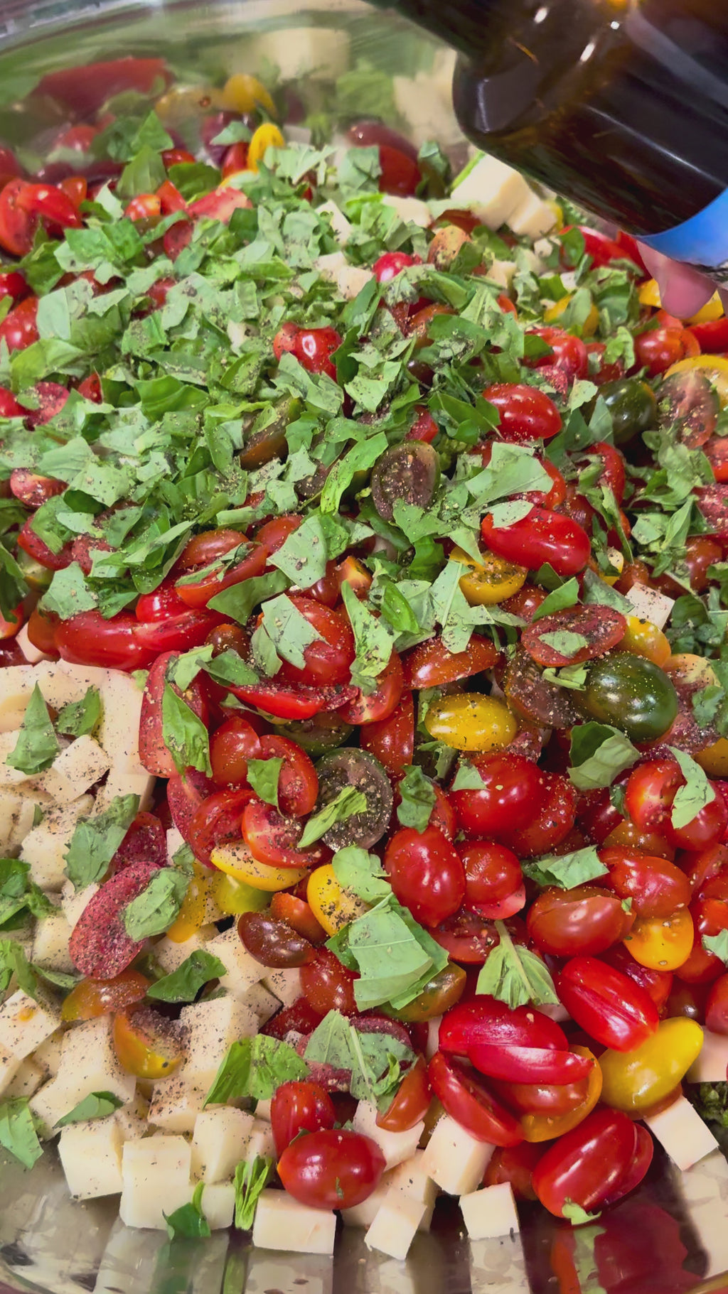 Freeze Dried Caprese Salad